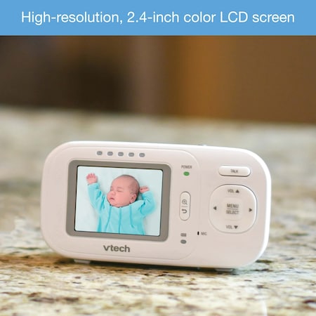 VTECH Full-Color 2.4" Digital Video Baby Monitor and Automatic Night Vision VM2251